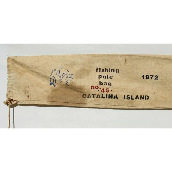 Vtg Authentic 1972 Elvis Presley Palm Springs Fishing Pole Storage Travel Bag - Picture 3 of 8